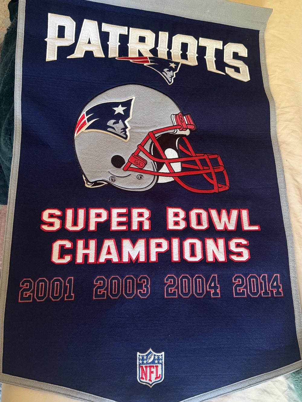 New Winning Streak New England Patriots  Super Bowl Champions Banner